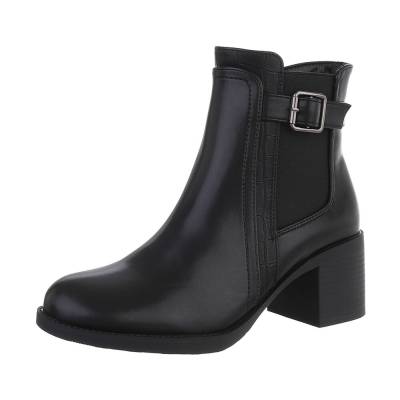 Klassische Stiefeletten für Damen in Schwarz