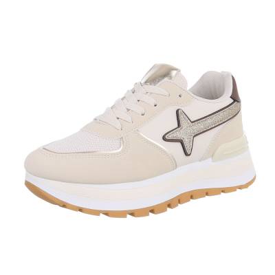 Sneakers Low für Damen in Beige