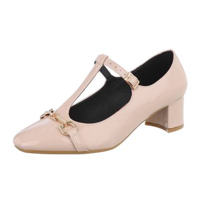 Schnür- & Riemchenpumps für Damen in Beige