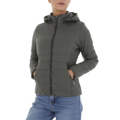 Between-seasons jacket for women in gray