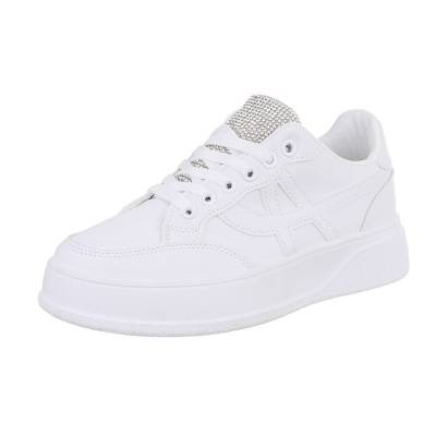 Low-top sneakers for women in white