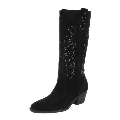 Cowboy & biker boots for women in black