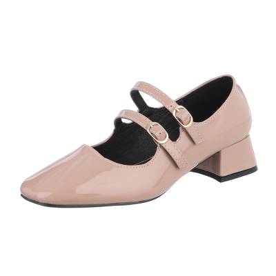 Schnür- & Riemchenpumps für Damen in Beige