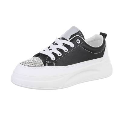 Sneakers Low für Damen in Schwarz und Weiß