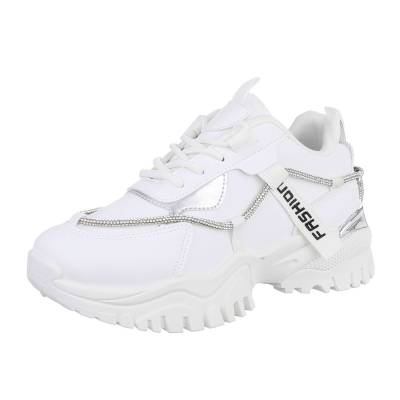 Low-top sneakers for women in white