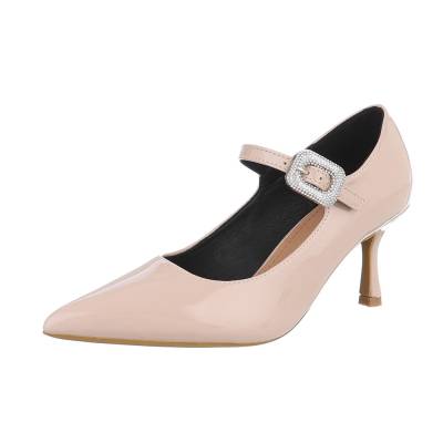 Schnür- & Riemchenpumps für Damen in Beige