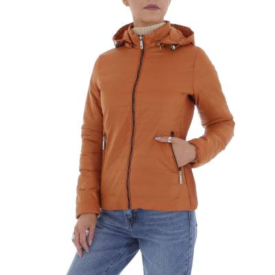 Between-seasons jacket for women in orange