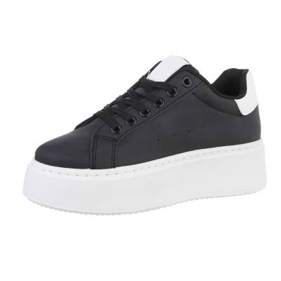 Sneakers Low für Damen in Schwarz und Weiß