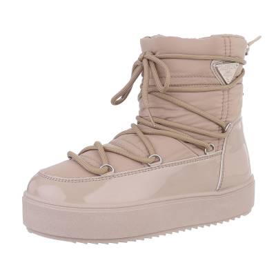 Snowboots für Damen in Hellbraun