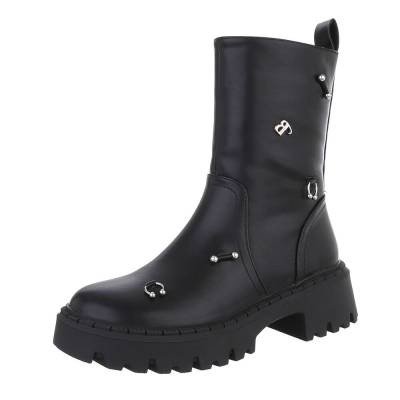 Western- & Bikerboots für Damen in Schwarz