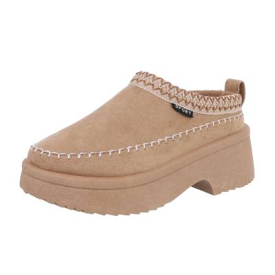 Slippers for women in light-brown