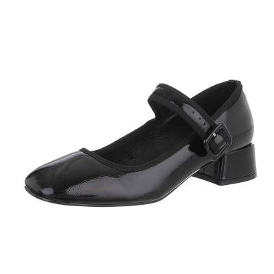 Schnür- & Riemchenpumps für Damen in Schwarz