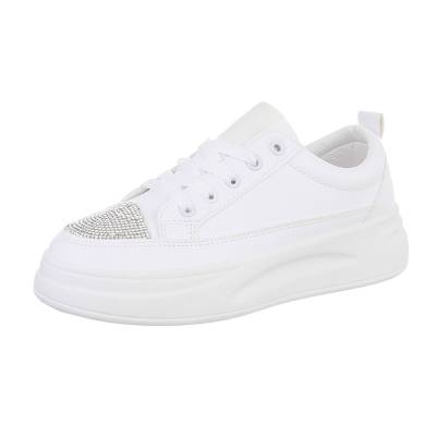 Low-top sneakers for women in white