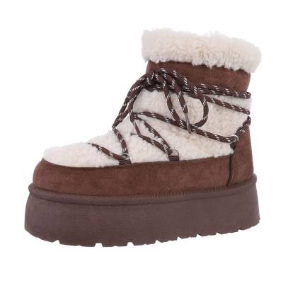 Snowboots für Damen in Braun und Beige