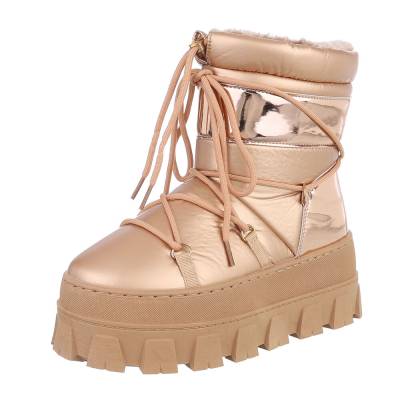 Snowboots for women in gold