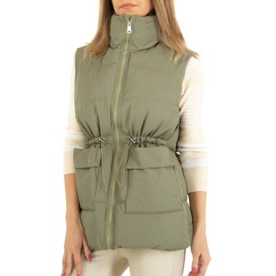 Waistcoat for women in olive