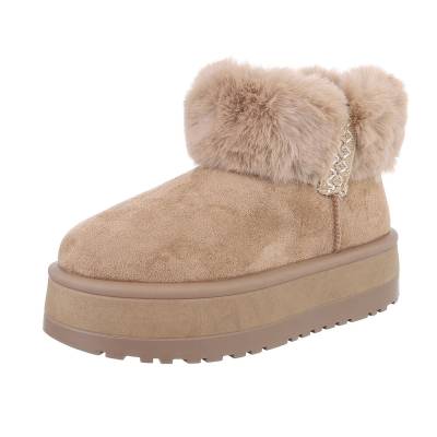 Snowboots for women in light-brown