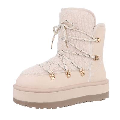 Snowboots für Damen in Beige