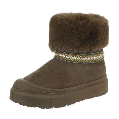 Snowboots für Damen in Olive