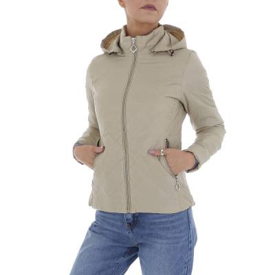 Between-seasons jacket for women in beige