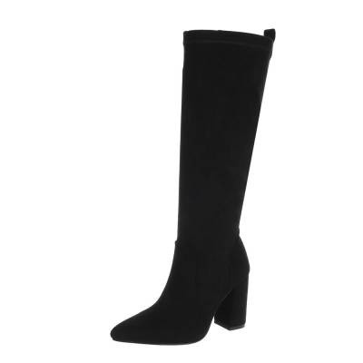 High-Heel Stiefel für Damen in Schwarz