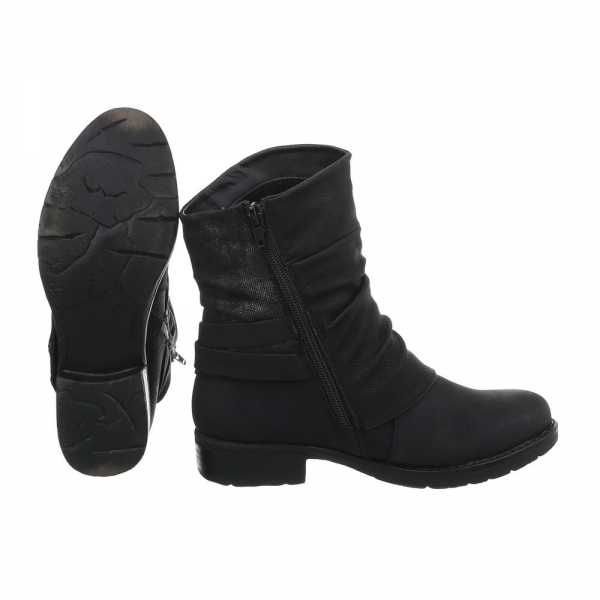 Western Bikerboots Fur Damen In Schwarz