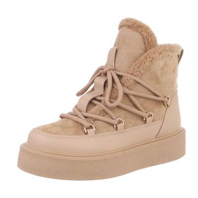 Snowboots for women in light-brown