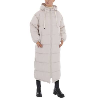 Wintermantel für Damen in Beige