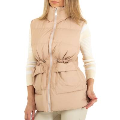 Waistcoat for women in beige