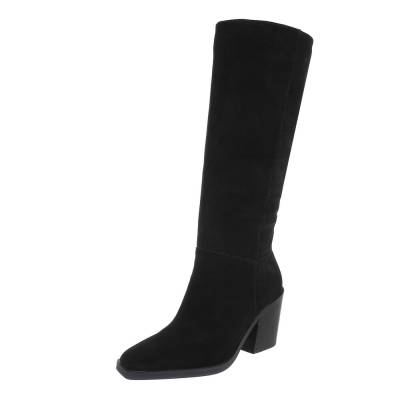 Western- & Bikerstiefel für Damen in Schwarz