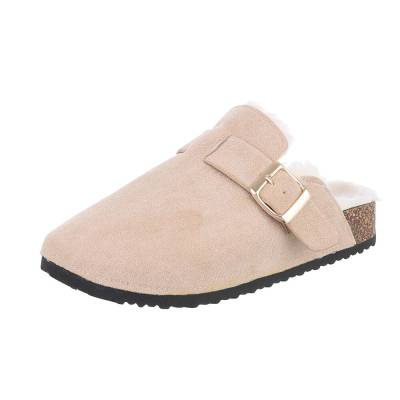 Slippers for women in beige