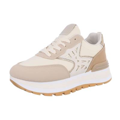 Sneakers Low für Damen in Beige