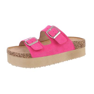 Platform sandals for women in pink