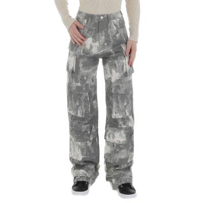 Cloth trouser for women in gray