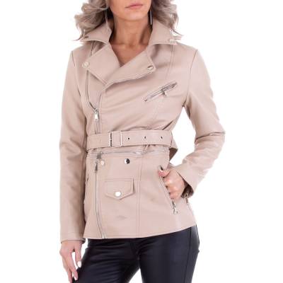 Between-seasons jacket for women in beige