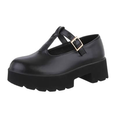 Platform heels for women in black