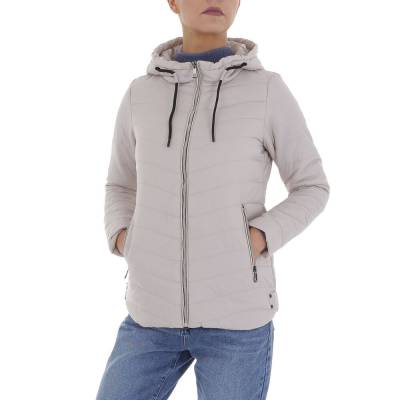 Between-seasons jacket for women in light-grey