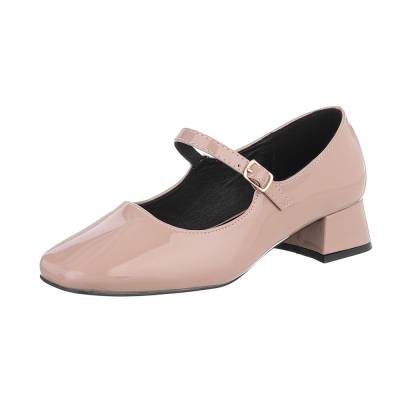 Schnür- & Riemchenpumps für Damen in Beige