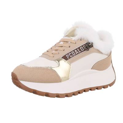 Sneakers Low für Damen in Beige