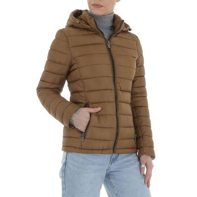 Between-seasons jacket for women in light-brown