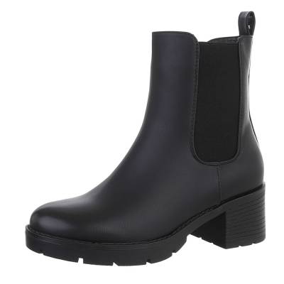 Klassische Stiefeletten für Damen in Schwarz