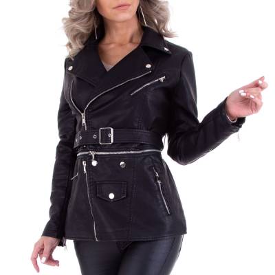 Between-seasons jacket for women in black