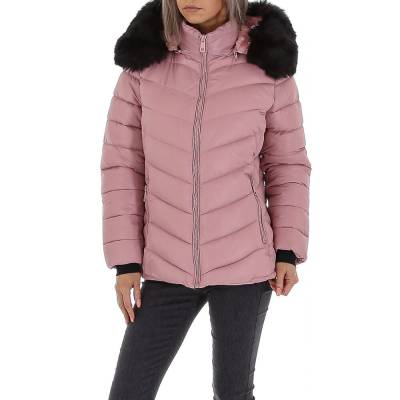 Winter jacket for women in dusky pink