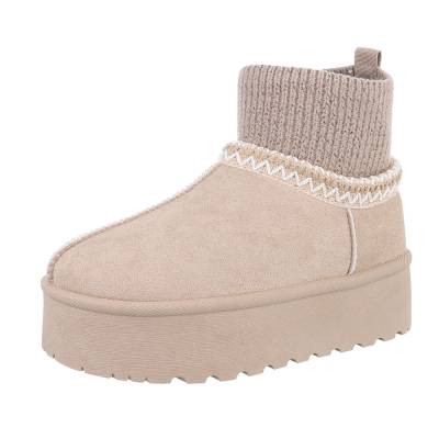 Snowboots für Damen in Beige