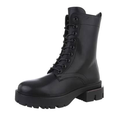 Cowboy & biker ankle boots for women in black