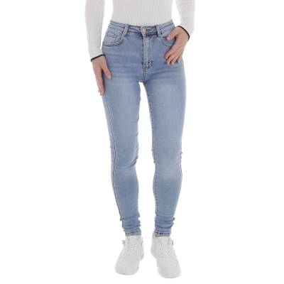 Skinny jeans for women in light-blue