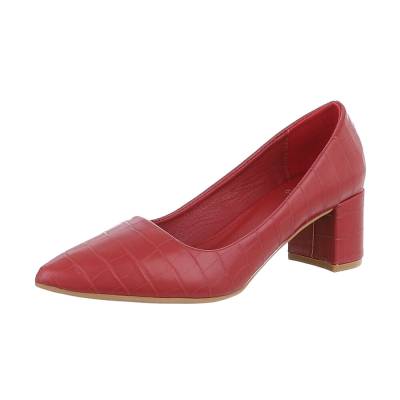 Klassische Pumps für Damen in Rot