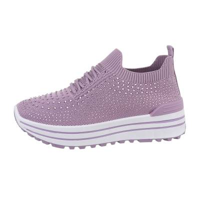 Low-top sneakers for women in purple