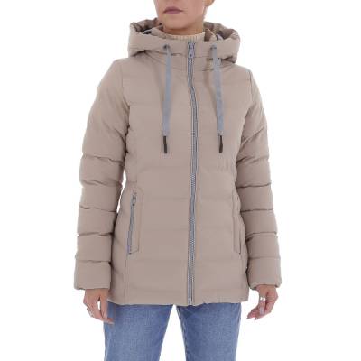 Between-seasons jacket for women in beige