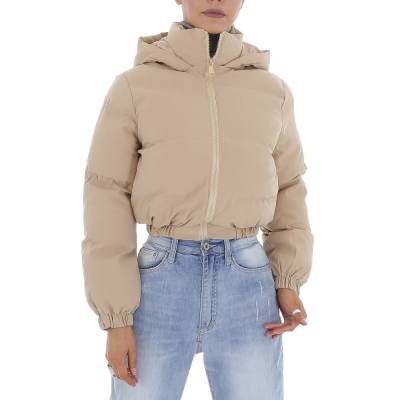 Between-seasons jacket for women in beige